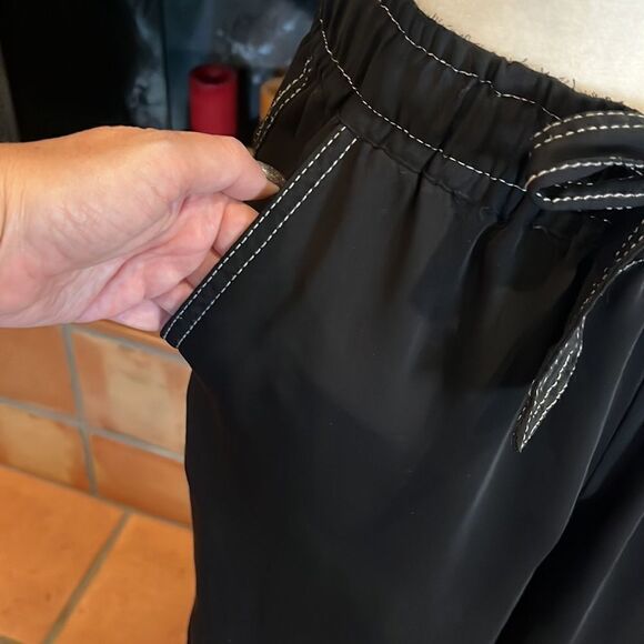 1. State Black and White Wide Leg Culotte, XS! - Picture 4 of 8